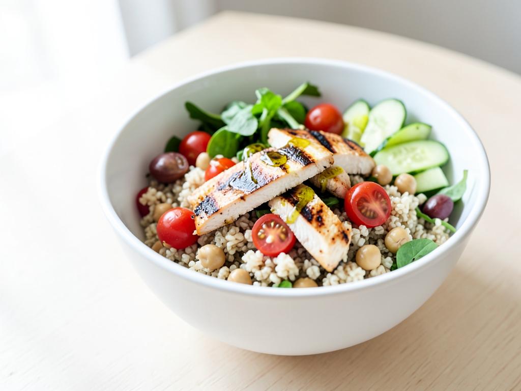 Grilled Chicken Quinoa Power Bowl