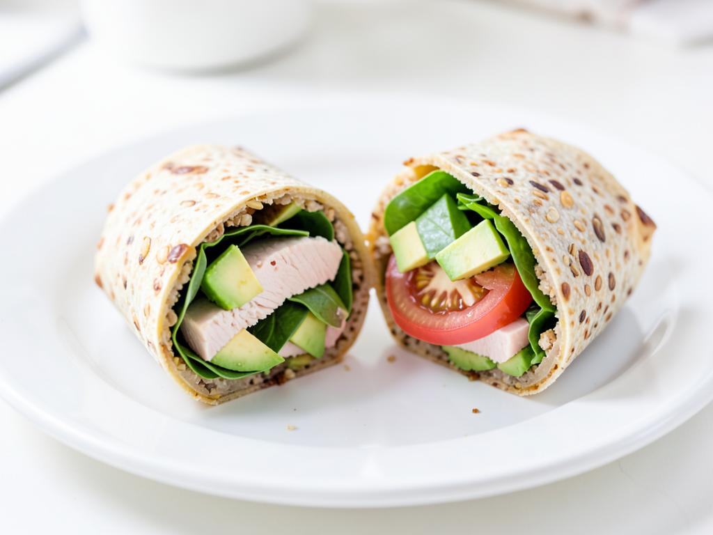 Turkey & Avocado Whole-Grain Wrap
