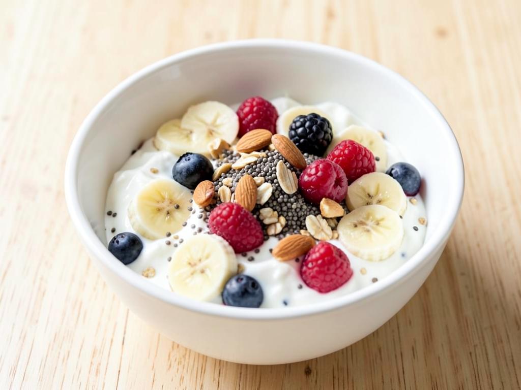 Greek Yogurt Oat Breakfast Bowl
